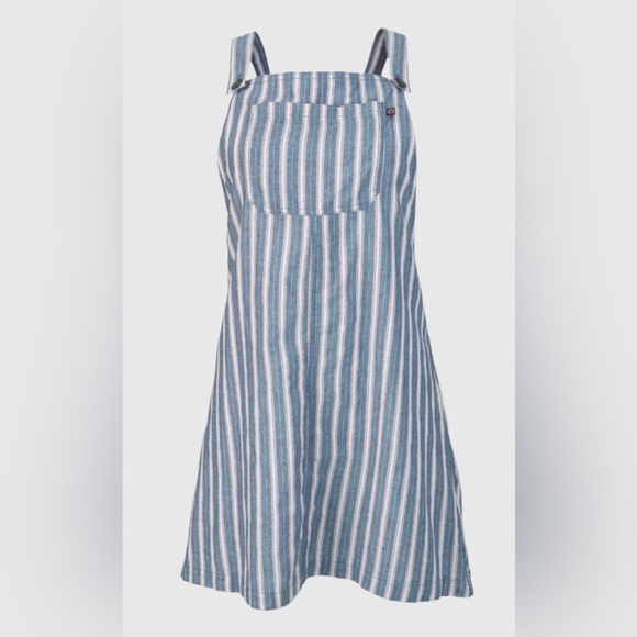blue dress for baby girl Agnes Denim Overall Dress main image 1